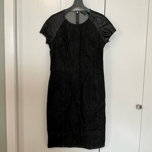 Ralph Lauren Black Jean Midi Dress